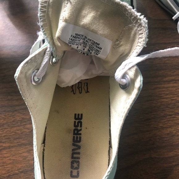 Converse mint green sneakers - Picture 9 of 9